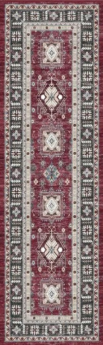 Fulton FUL03 Red Area Rug - Rug & Home