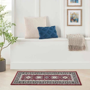 Fulton FUL03 Red Area Rug - Rug & Home