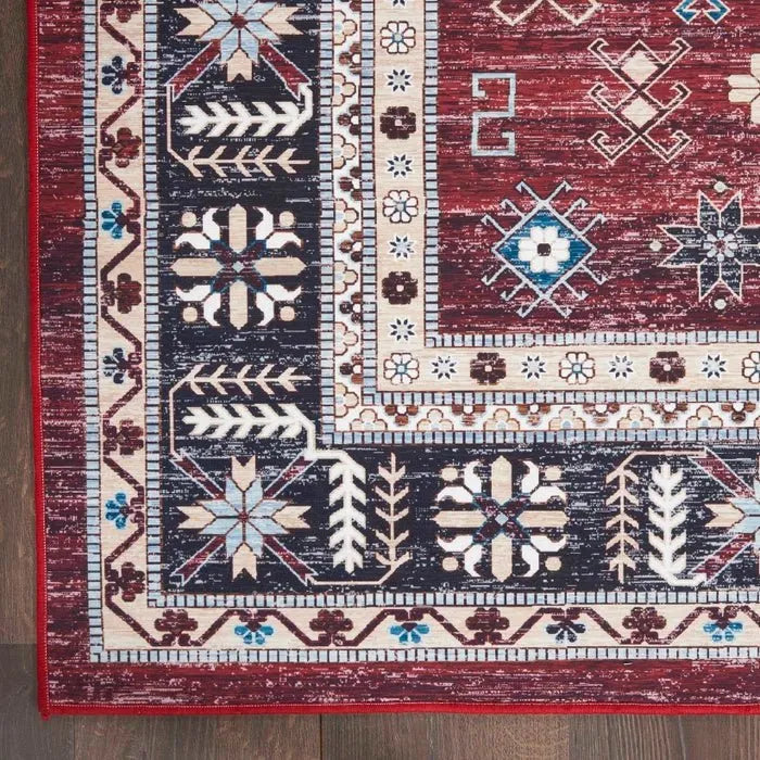 Fulton FUL03 Red Area Rug - Rug & Home