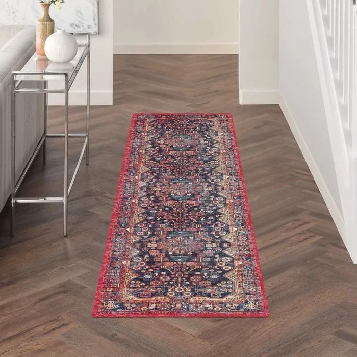 Fulton FUL04 Red Area Rug - Rug & Home