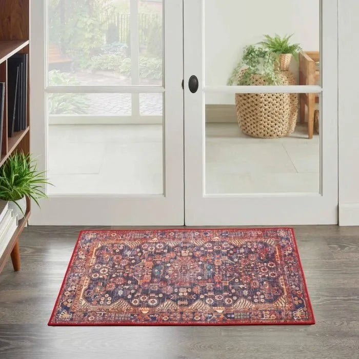 Fulton FUL04 Red Area Rug - Rug & Home