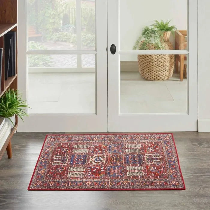 Fulton FUL05 Red Area Rug - Rug & Home