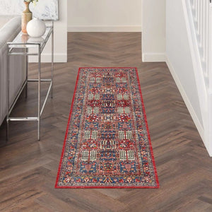 Fulton FUL05 Red Area Rug - Rug & Home