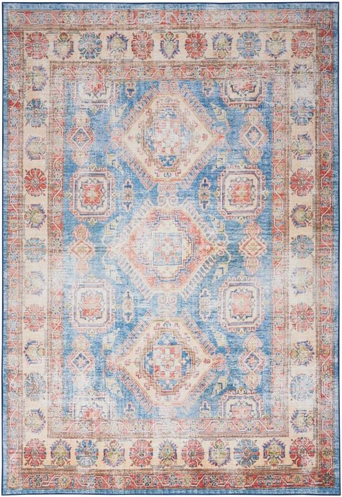 Fulton FUL08 Blue/Ivory Area Rug - Rug & Home