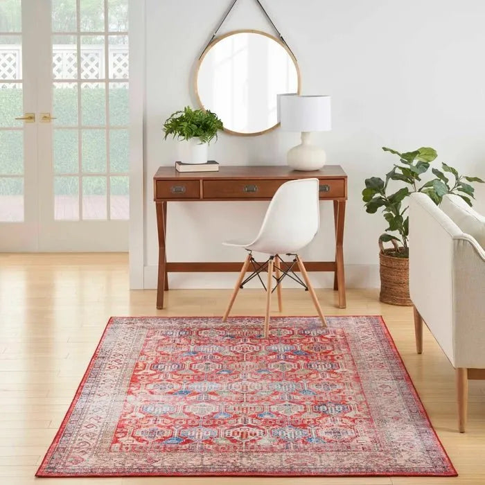 Fulton FUL09 Red Area Rug - Rug & Home