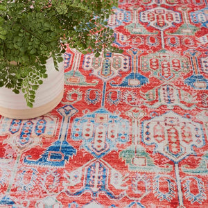 Fulton FUL09 Red Area Rug - Rug & Home