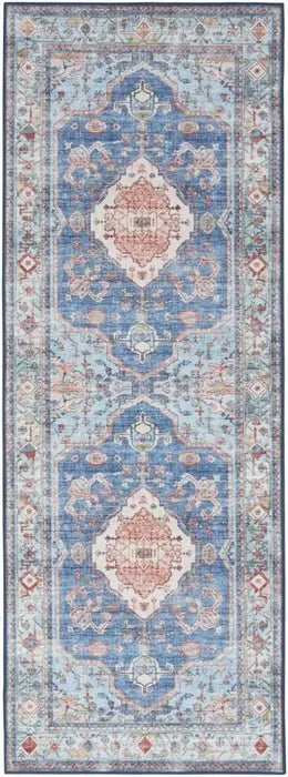 Fulton FUL11 Blue Area Rug - Rug & Home