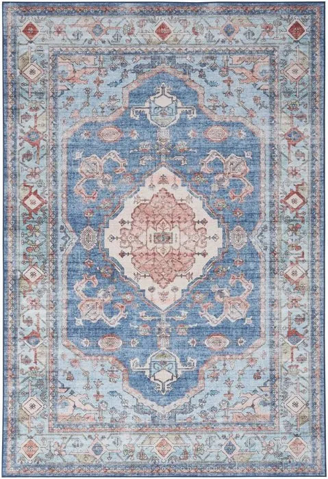 Fulton FUL11 Blue Area Rug - Rug & Home