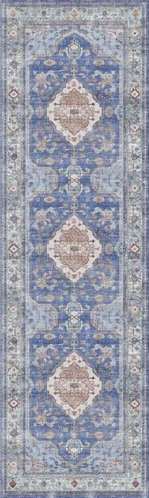 Fulton FUL11 Blue Area Rug - Rug & Home