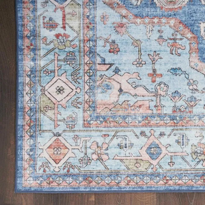 Fulton FUL11 Blue Area Rug - Rug & Home