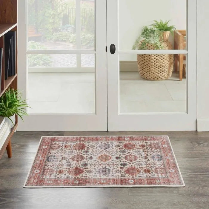 Fulton FUL12 Beige/Multi Area Rug - Rug & Home