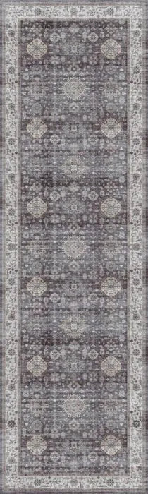 Fulton FUL12 Charcoal Area Rug - Rug & Home