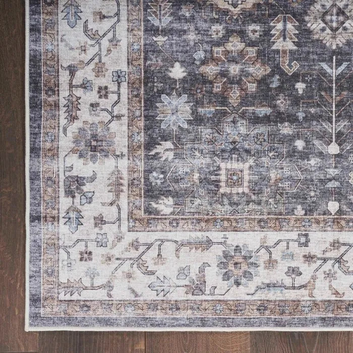 Fulton FUL12 Charcoal Area Rug - Rug & Home