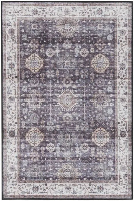 Fulton FUL12 Charcoal Area Rug - Rug & Home