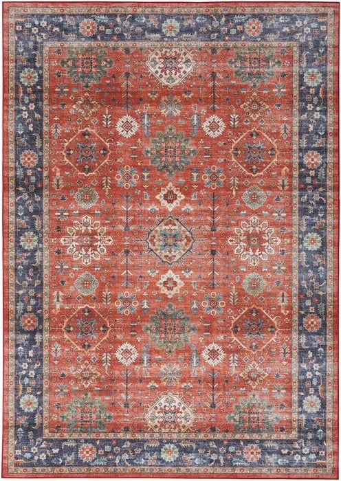 Fulton FUL12 Rust Area Rug - Rug & Home