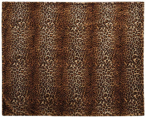 Fur FL102 Brown Throw Blanket - Rug & Home