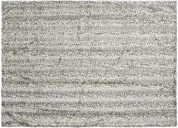 Fur N9450 Ivory/Grey Throw Blanket