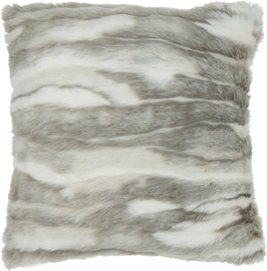 Fur VV017 Grey Pillow - Rug & Home