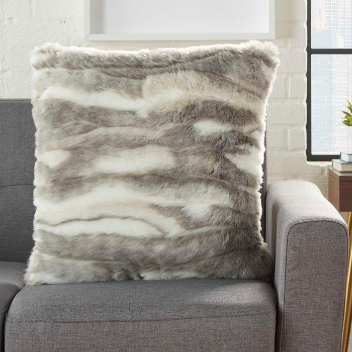 Fur VV017 Grey Pillow - Rug & Home