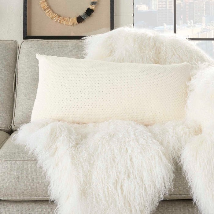 Fur VV021 Ivory Pillow - Rug & Home