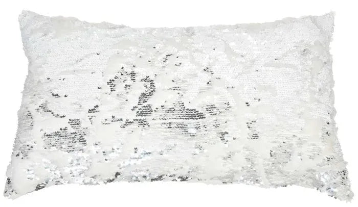 Fur VV201 White/Silver Pillow