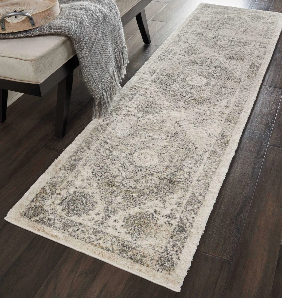 Fusion FSS11 Cream/Grey Rug - Rug & Home