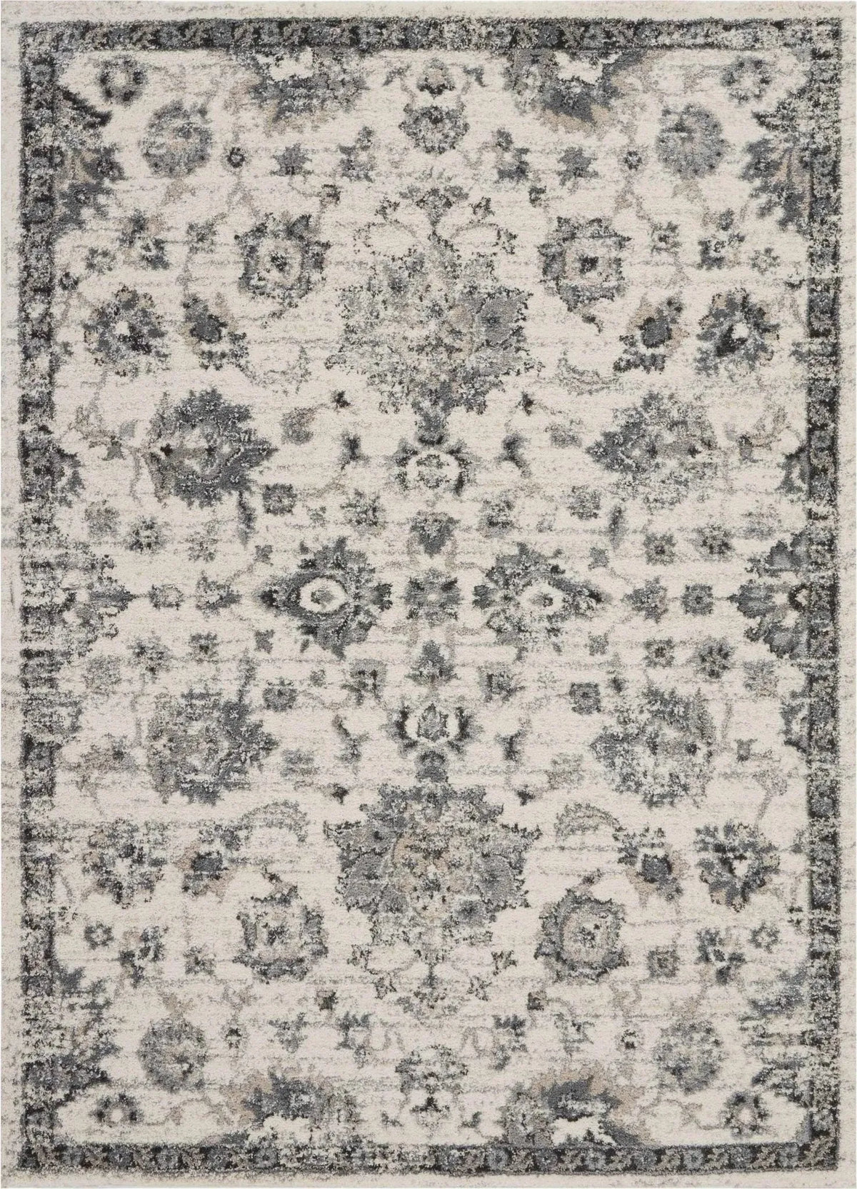 Fusion FSS15 Cream/Grey Rug