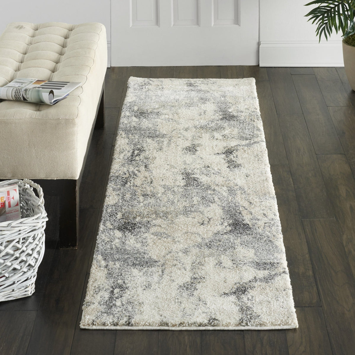 Fusion FSS16 Cream Grey Rug - Rug & Home