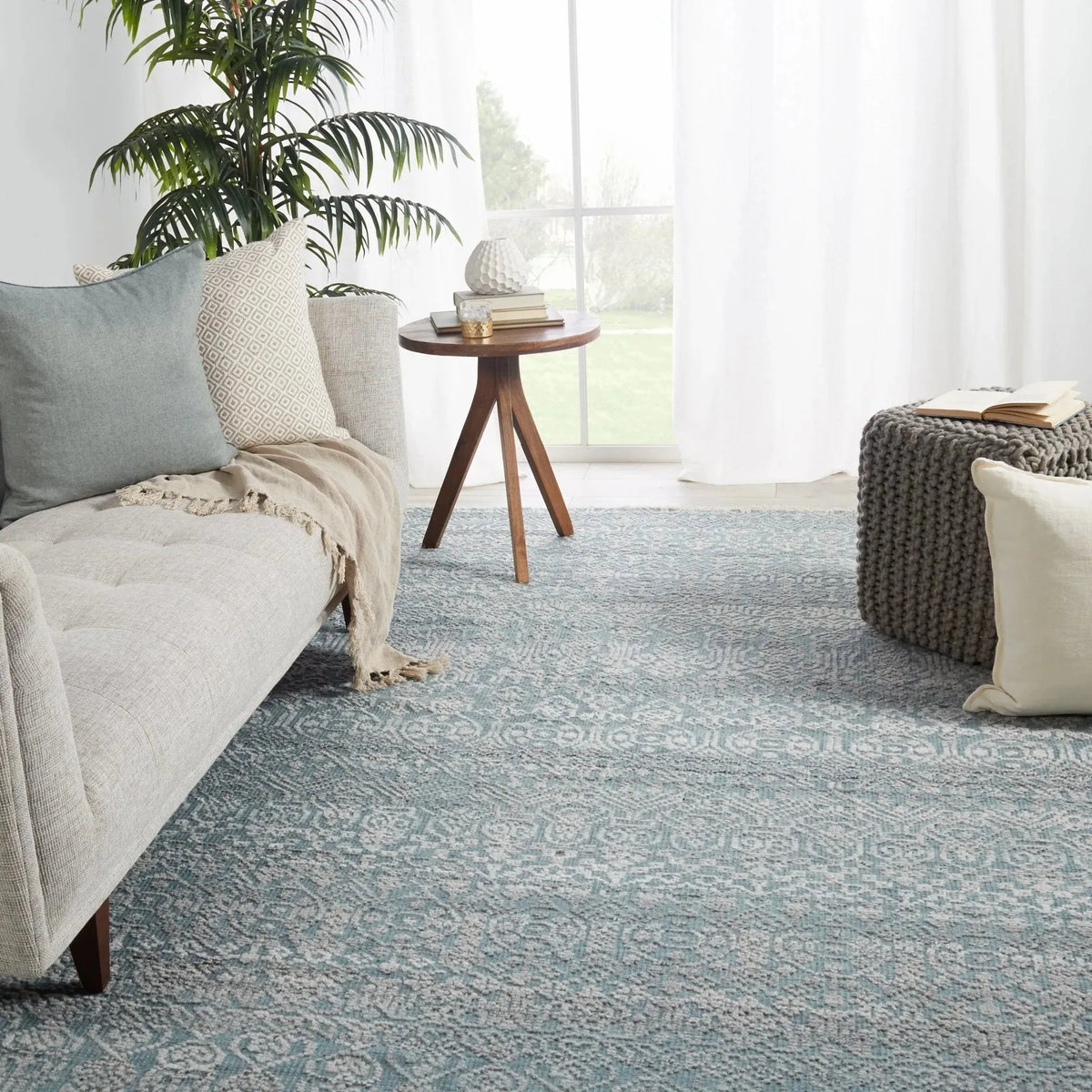 Gaia Gai01 Kora Blue/Gray Rug