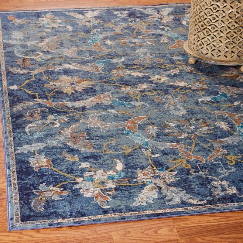 Gala LR81273 Navy Multi Rug - Rug & Home