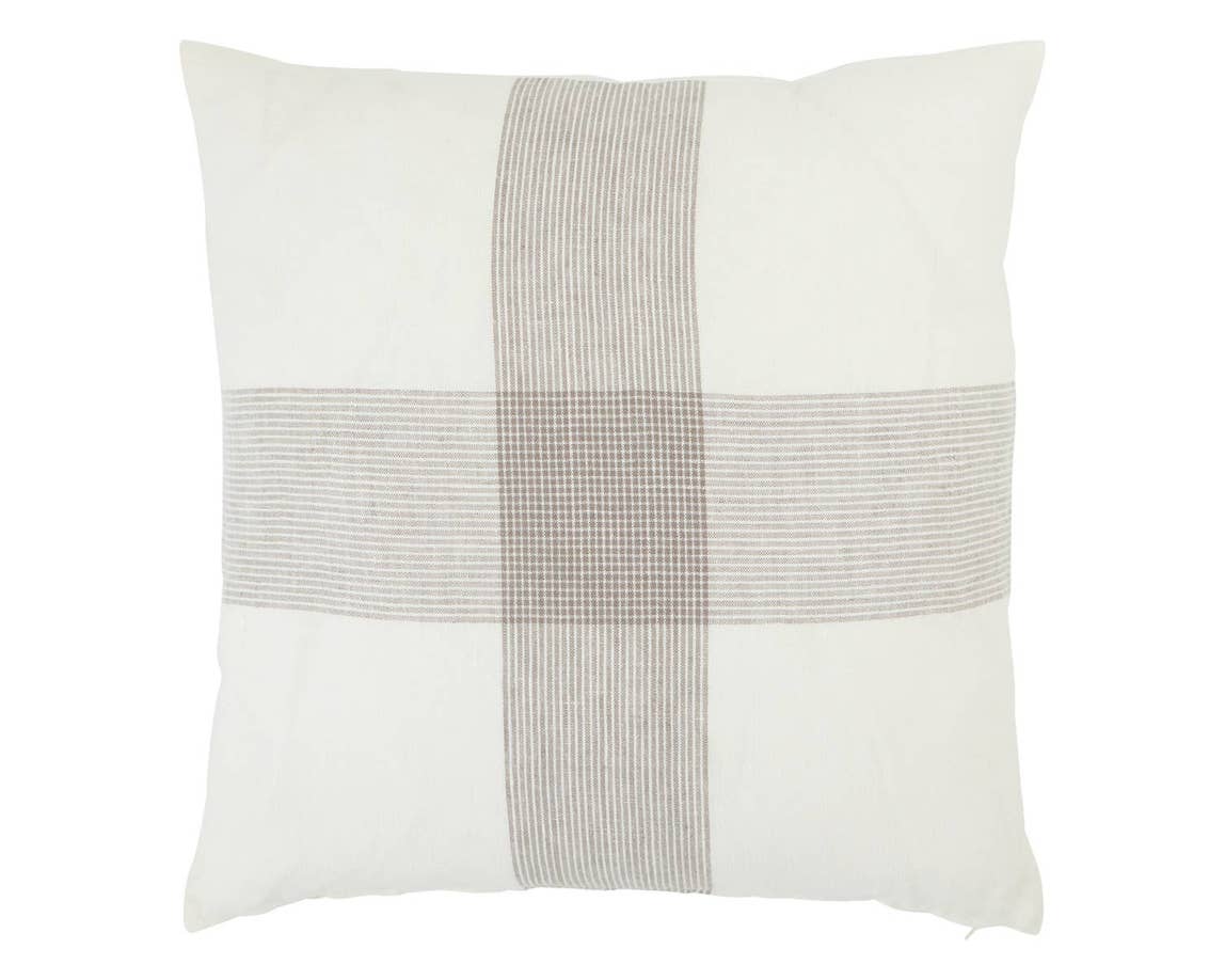 Galley GAL01 White/Grey Pillow - Rug & Home