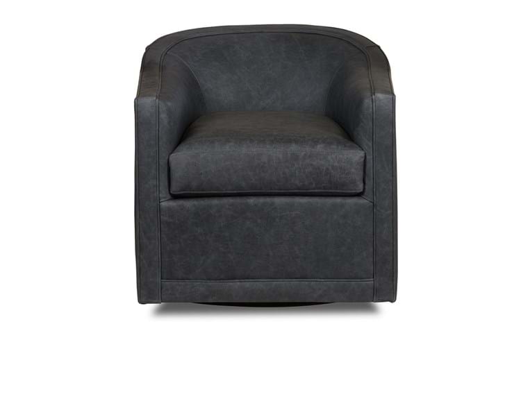 Garza Accent Chair - Swivel Oste River Leather - Rug & Home