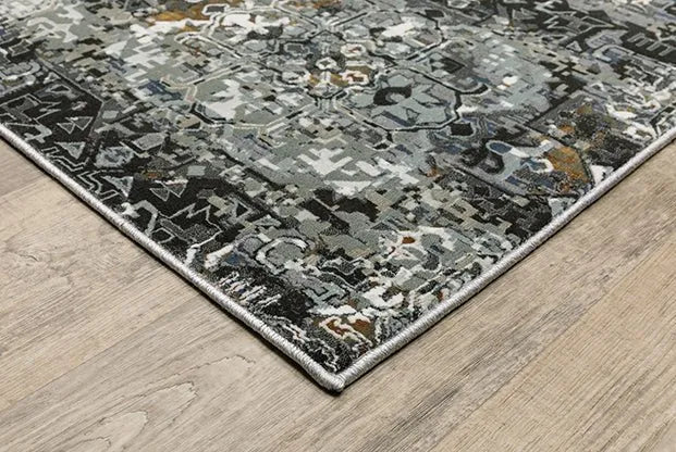 Gemini 2060V Charcoal/Multi Rug - Rug & Home