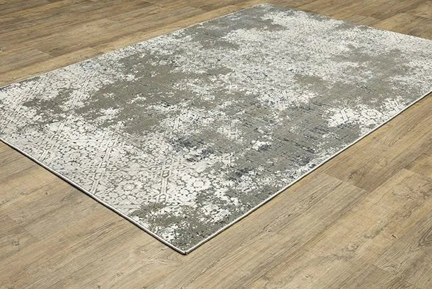 Gemini 2H Silver/Grey Rug - Rug & Home