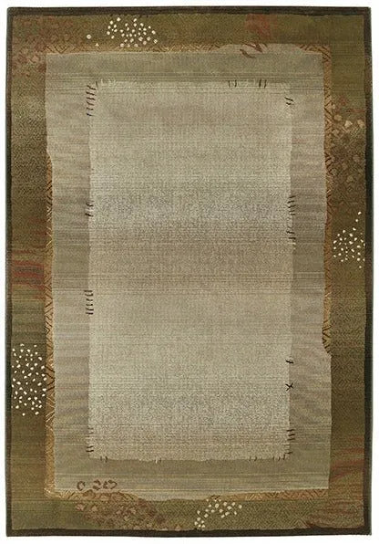 Generations 112G Green/ Beige Rug - Rug & Home