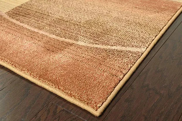 Generations 1608D Beige/ Rust Rug - Rug & Home- Beige/ Rust / Rectangle ...
