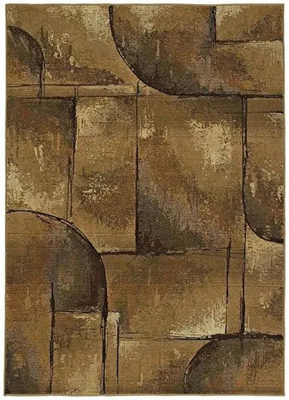 Genesis 8025X Beige/ Green Rug