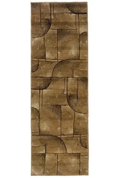 Genesis 8025X Beige/ Green Rug