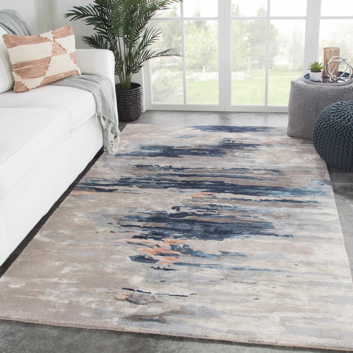 Genesis Ges19 Ryenn Blue/Pink Rug - Rug & Home