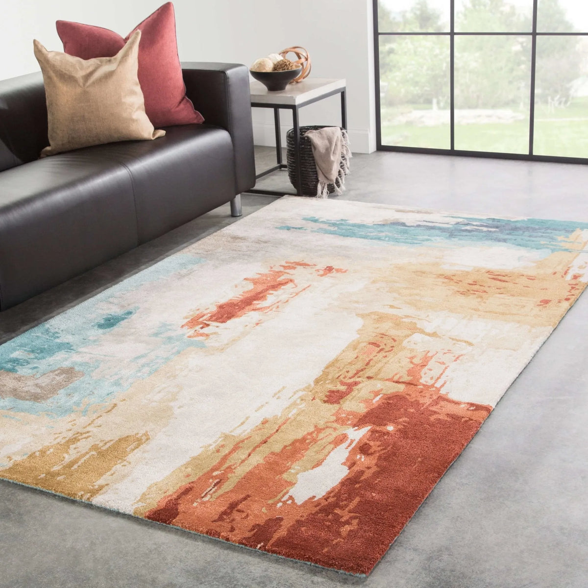 Genesis GES30 Swisher Feather Gray/Mango Rug - Rug & Home