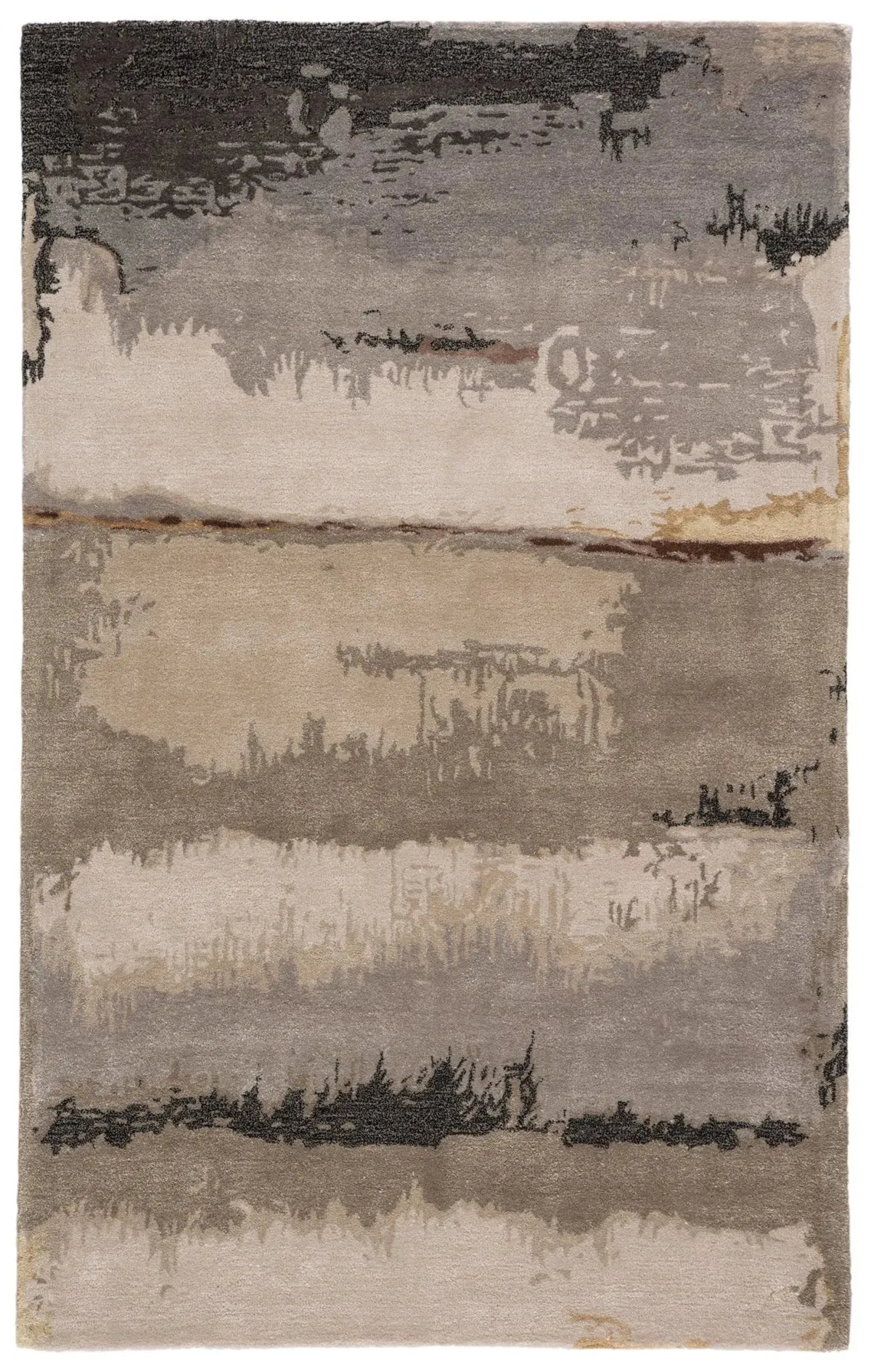 Genesis Ges38 Juna Black/Taupe Rug
