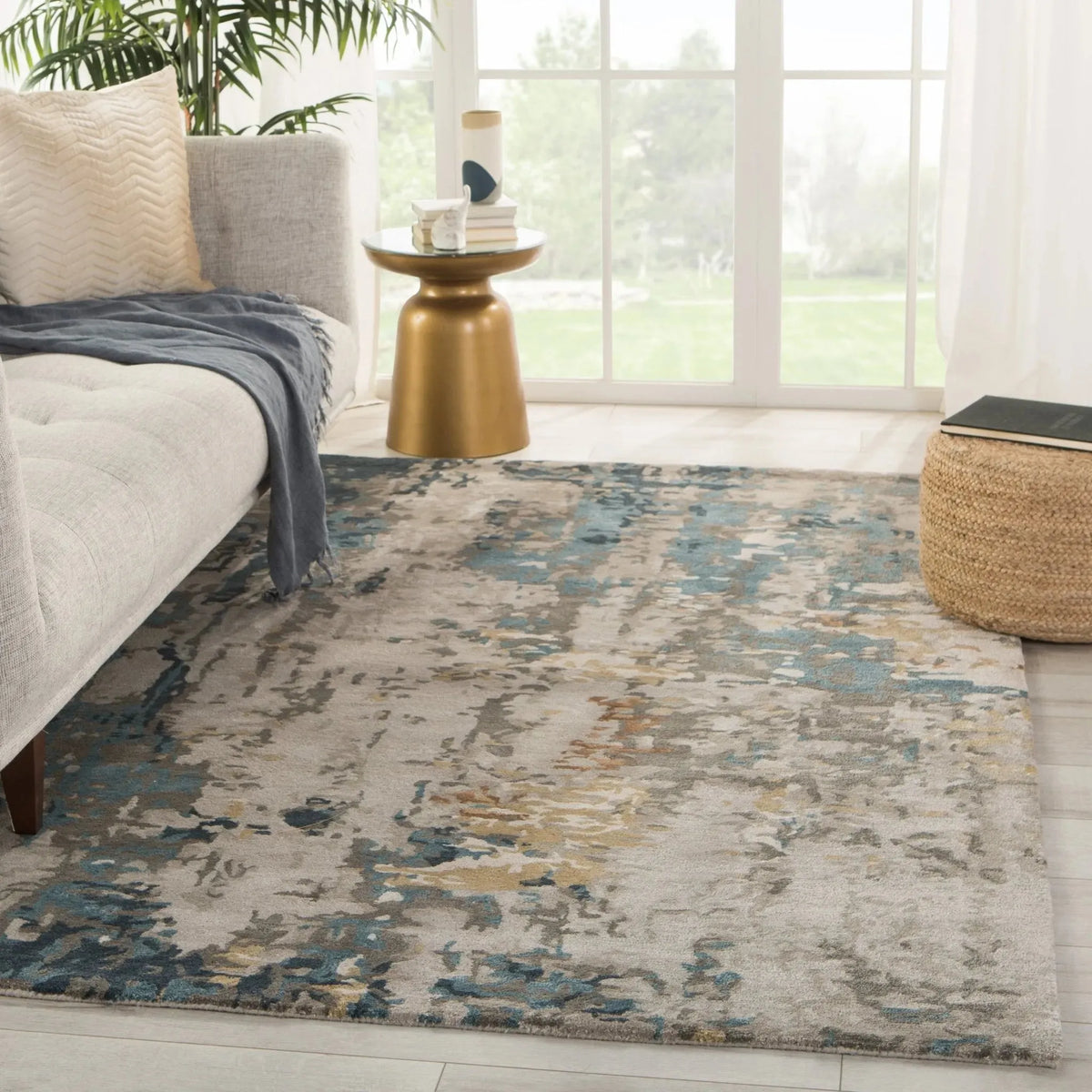 Genesis Ges42 Segall Dark Blue/Gray Rug