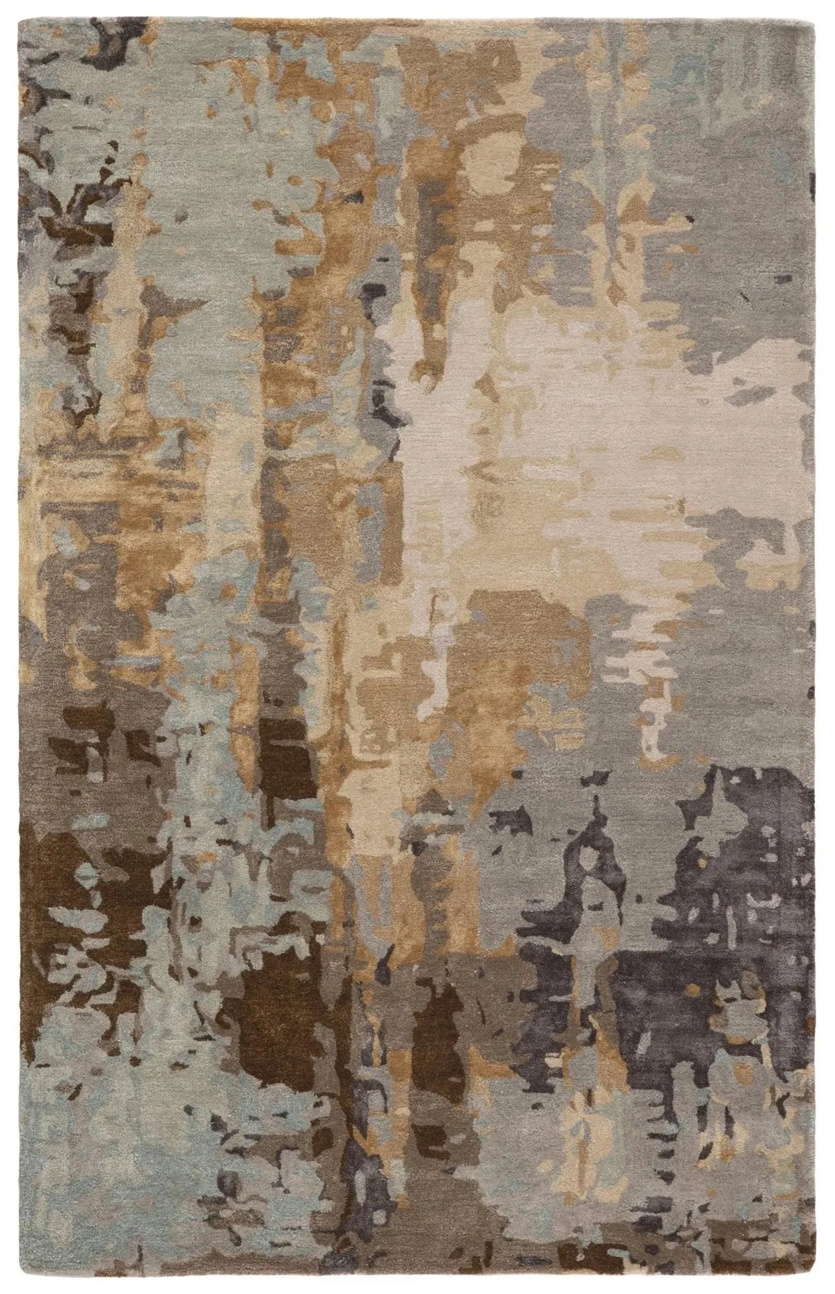 Genesis Ges44 Matcha Gray/Gold Rug