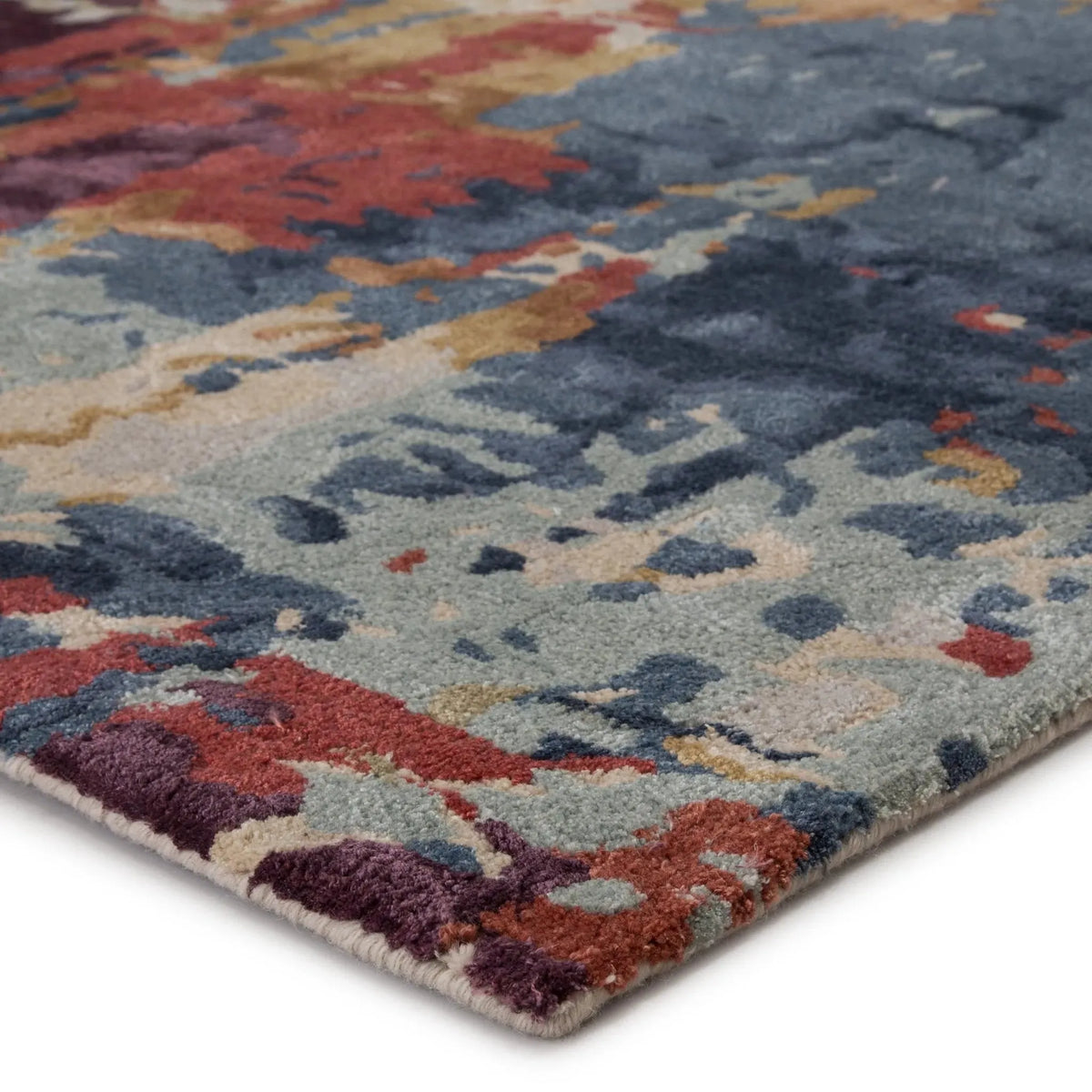 Genesis Ges45 Matcha Multicolor/Red Rug