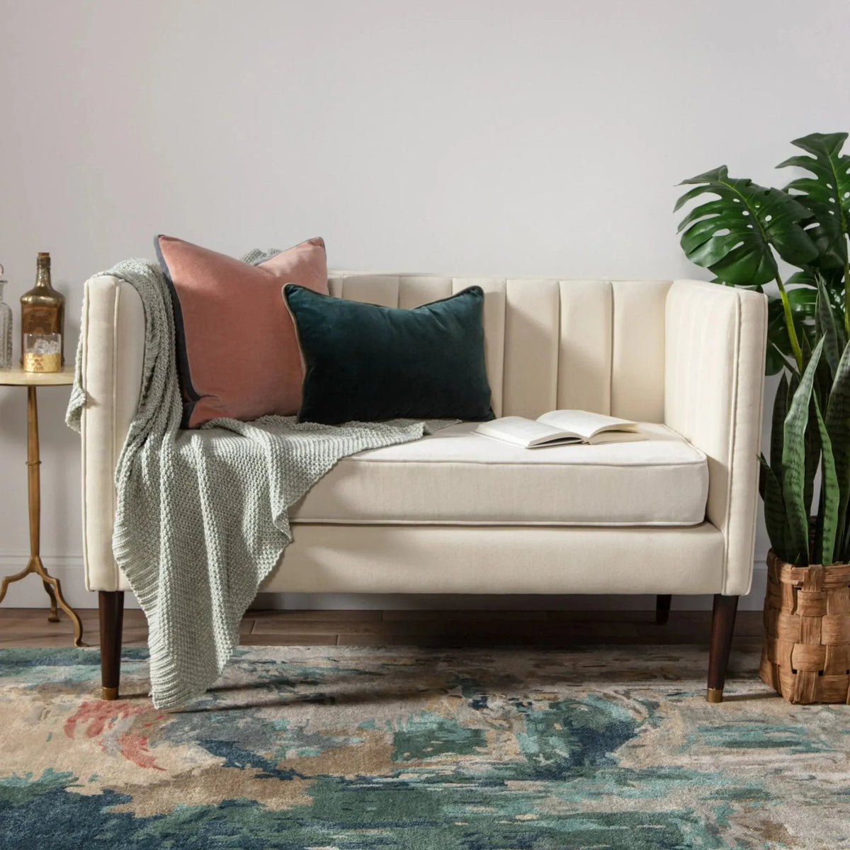 Genesis Ges46 Luella Teal/Gray Rug