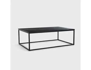 Georgia 48" Coffee Table Black - Rug & Home