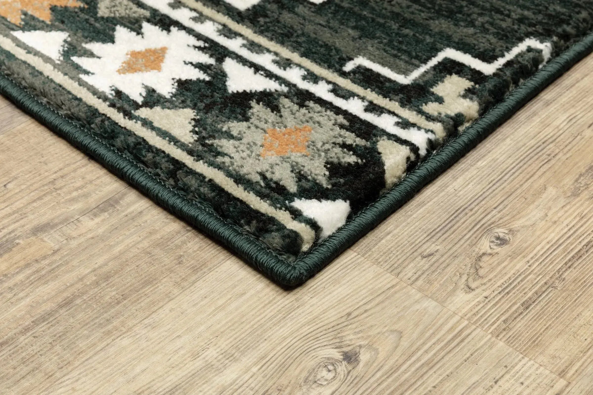 Georgia 605F Charcoal/Ivory Rug