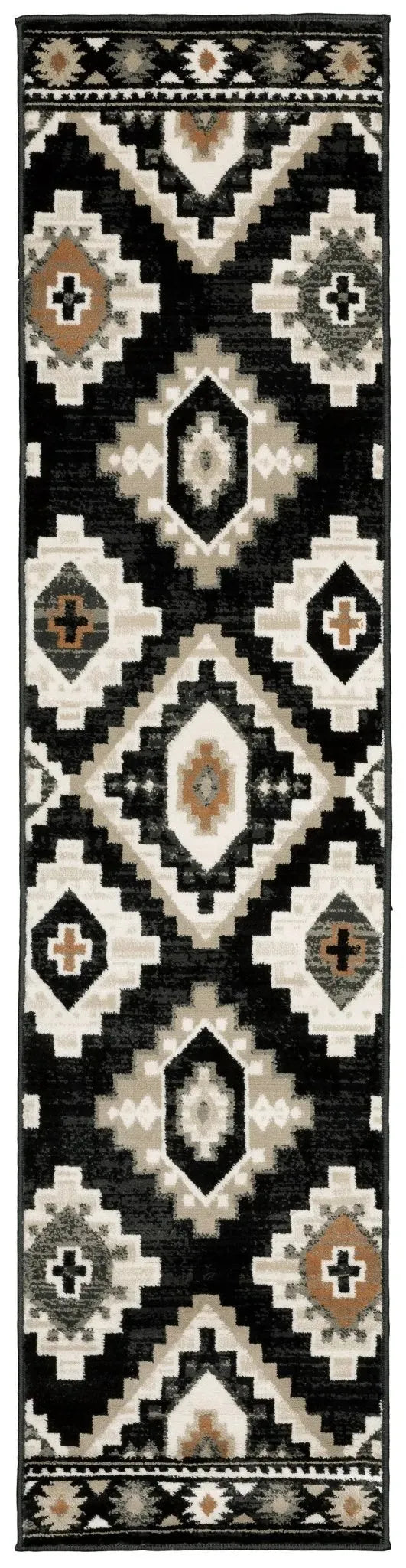 Georgia 605F Charcoal/Ivory Rug
