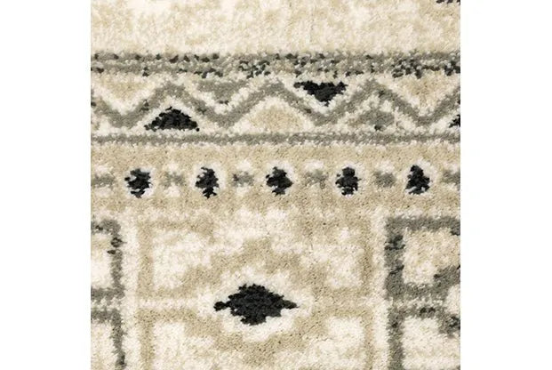 Georgia 643A Ivory/Grey Rug - Rug & Home