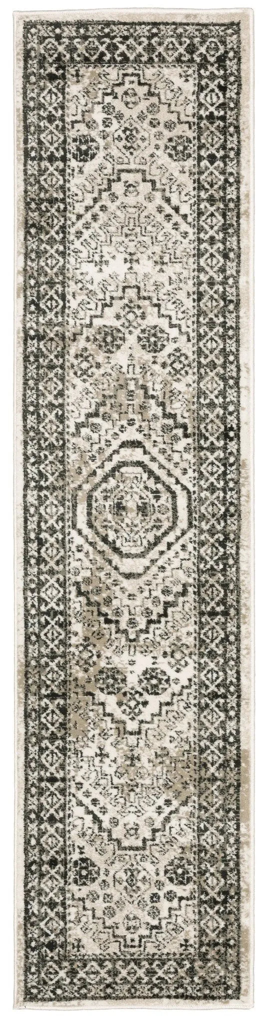 Georgia 659C Ivory/Grey Rug - Rug & Home